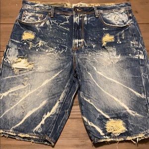 akoo denim shorts